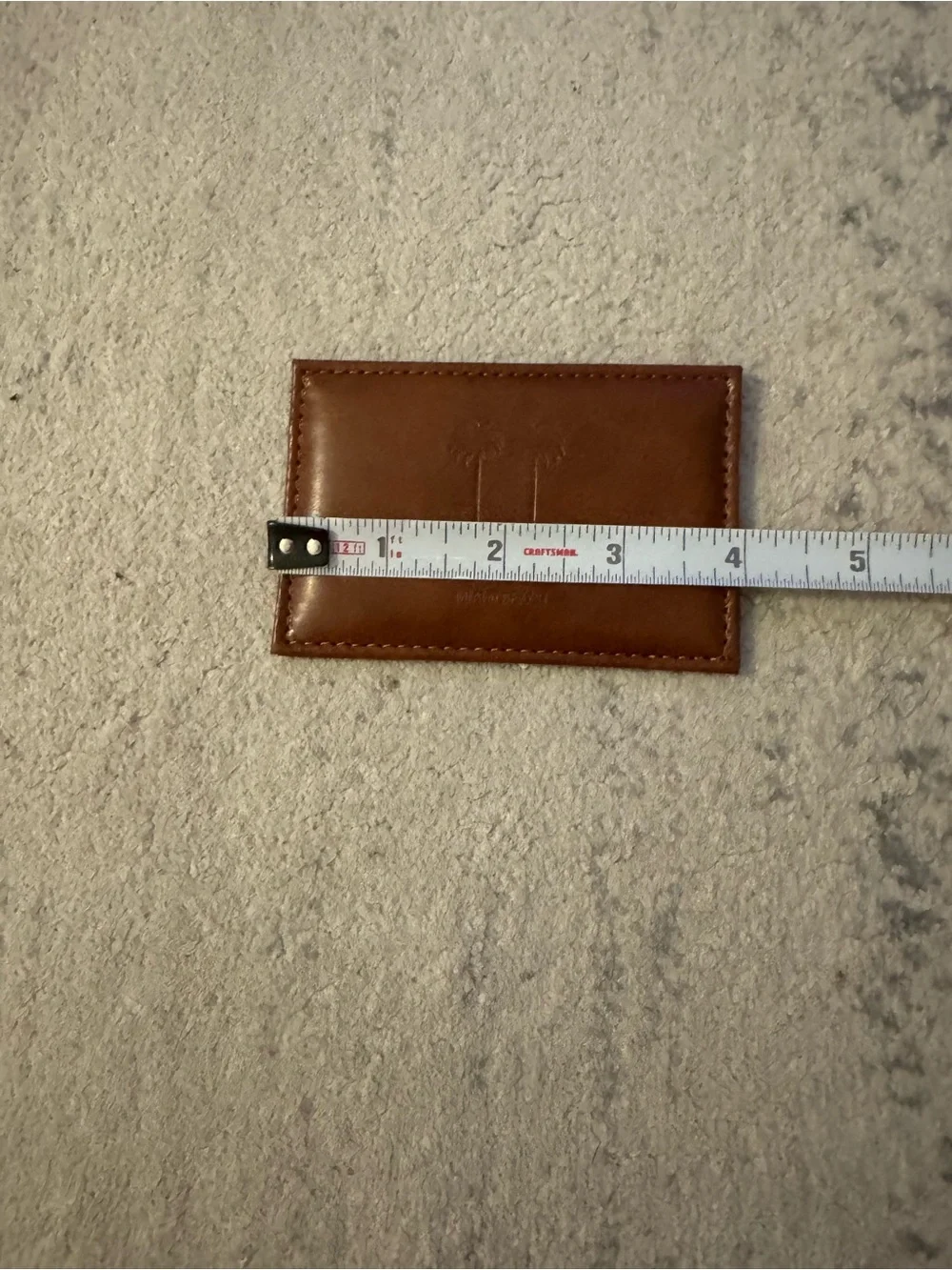 Like 🆕 The Setai Miami Beach caramel tan logo vegan leather card holder